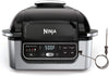 Ninja Foodi 5-in-1 4-qt. Air Fryer, Roast, Bake, Dehydrate Indoor Electric Grill (AG301), 10" x 10", Black and Silver