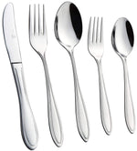 Royal 20-Piece Silverware Set - 18/10 Stainless Steel Utensils Forks Spoons Knives Set, Mirror Polished Cutlery Flatware Set