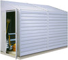 Arrow Yardsaver Compact Galvanized Steel Storage Shed with Pent Roof, 4' x 10'