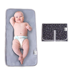 Baby Changing Pad | Fully Padded for Baby's | Foldable Large Waterproof Mat | Portable Travel Station for Toddlers Infants & Newborns (Grey) by MIKILIFE