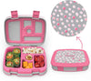 Bentgo Kids Prints (Unicorn) - Leak-Proof, 5-Compartment Bento-Style Kids Lunch Box - Ideal Portion Sizes for Ages 3 to 7 - BPA-Free and Food-Safe Materials