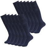 Soccer Socks, RTZAT Unisex Solid Knee High Tube Team Sports Football Socks, 2,6,12 Pairs